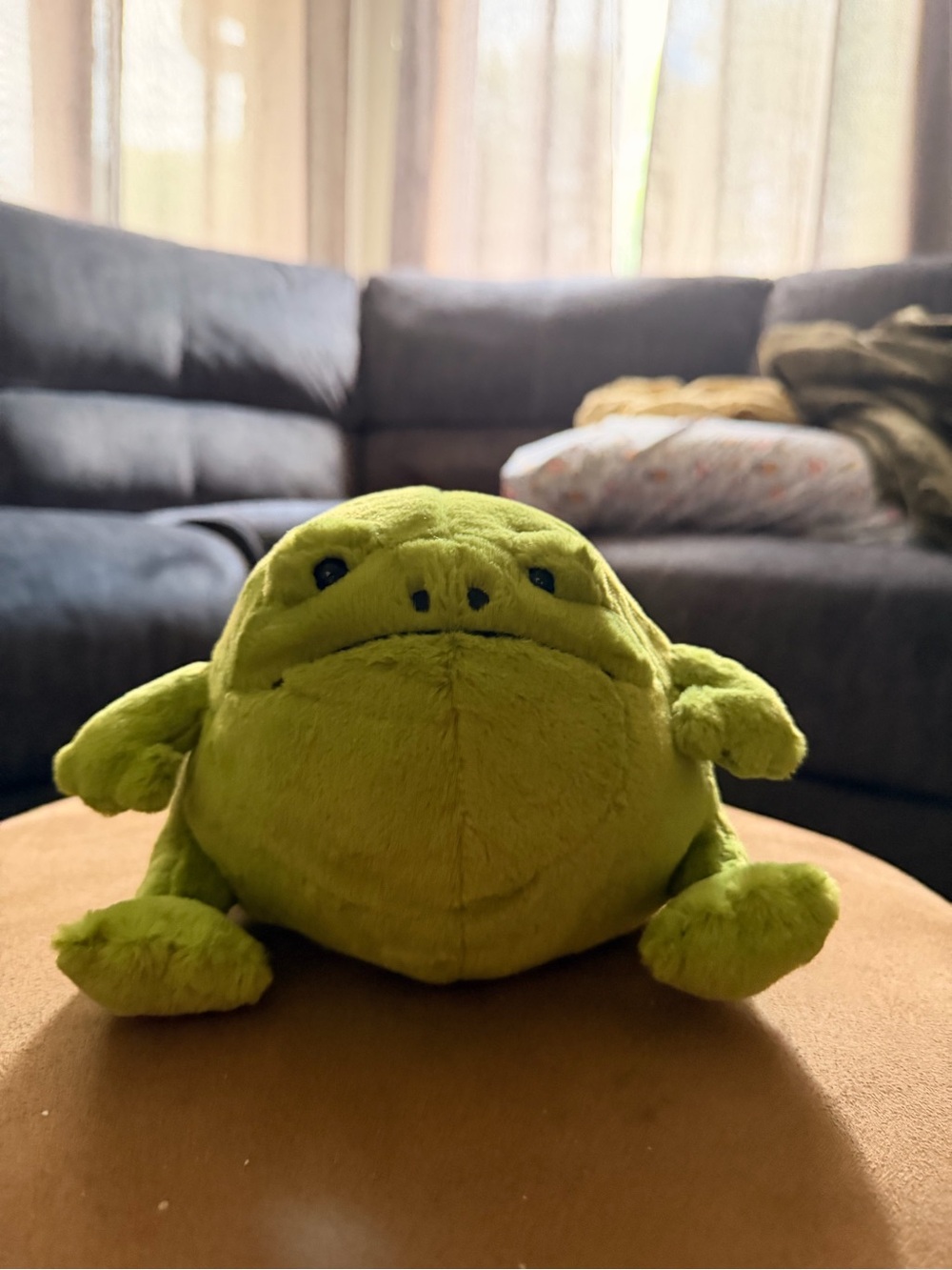 Jellycat Lime Green Plush Frog Stuffed Animal